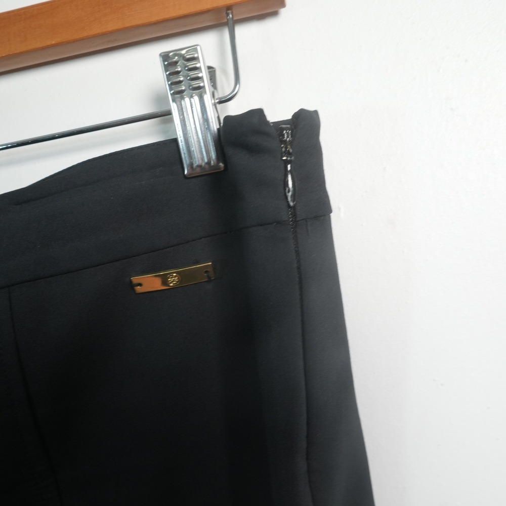 Tory Burch Dress Pants Womens 10 Black Side Zip Slim Tapered Office Professional - Picture 7 of 11